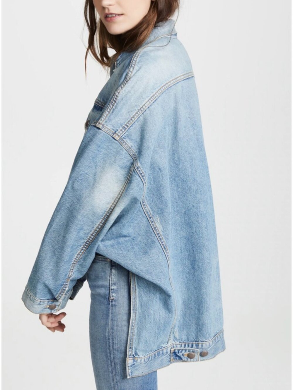 R13 denim jacket oversized size S-M would fit